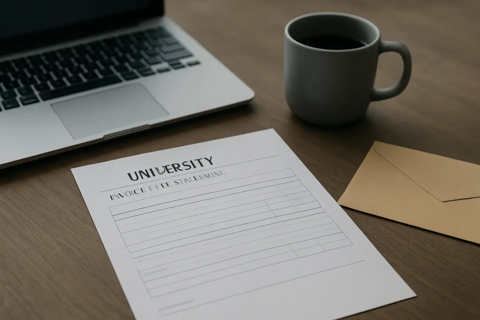 A continuation fee statement arriving after the funded period ends